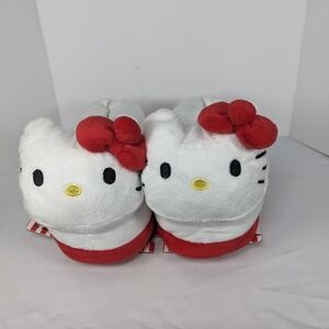 HELLO KITTY Women's Plush Slippers - Size XS-S 5/6 - Sanrio - New